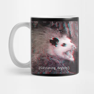 Possum Screaming Mug